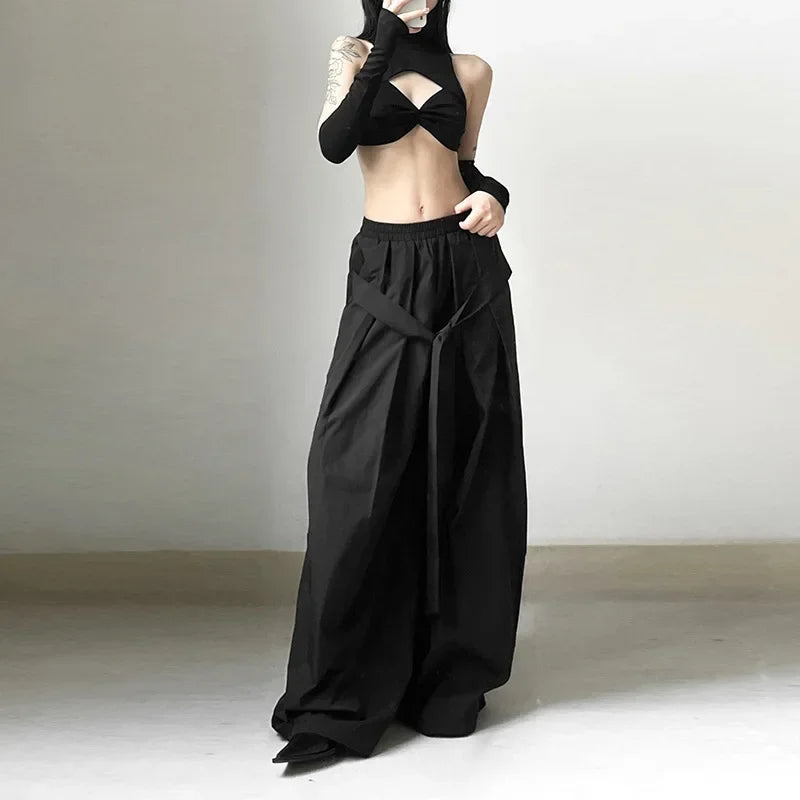 Gothic Emo Alt Techwear Baggy Pants