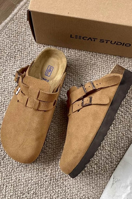 Leather Slip-on Flats