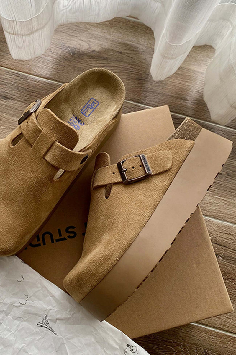 Leather Slip-on Flats