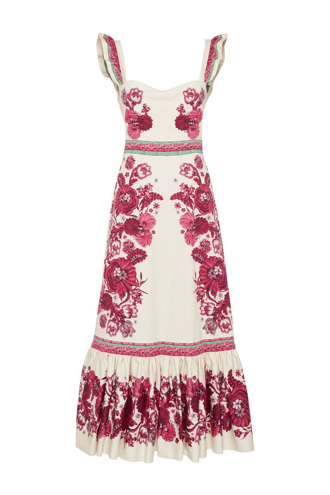 Sleeveless Sweetheart Neck Splicing Midi Dress