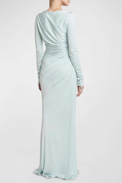 Knit Long Sleeve Maxi Dress