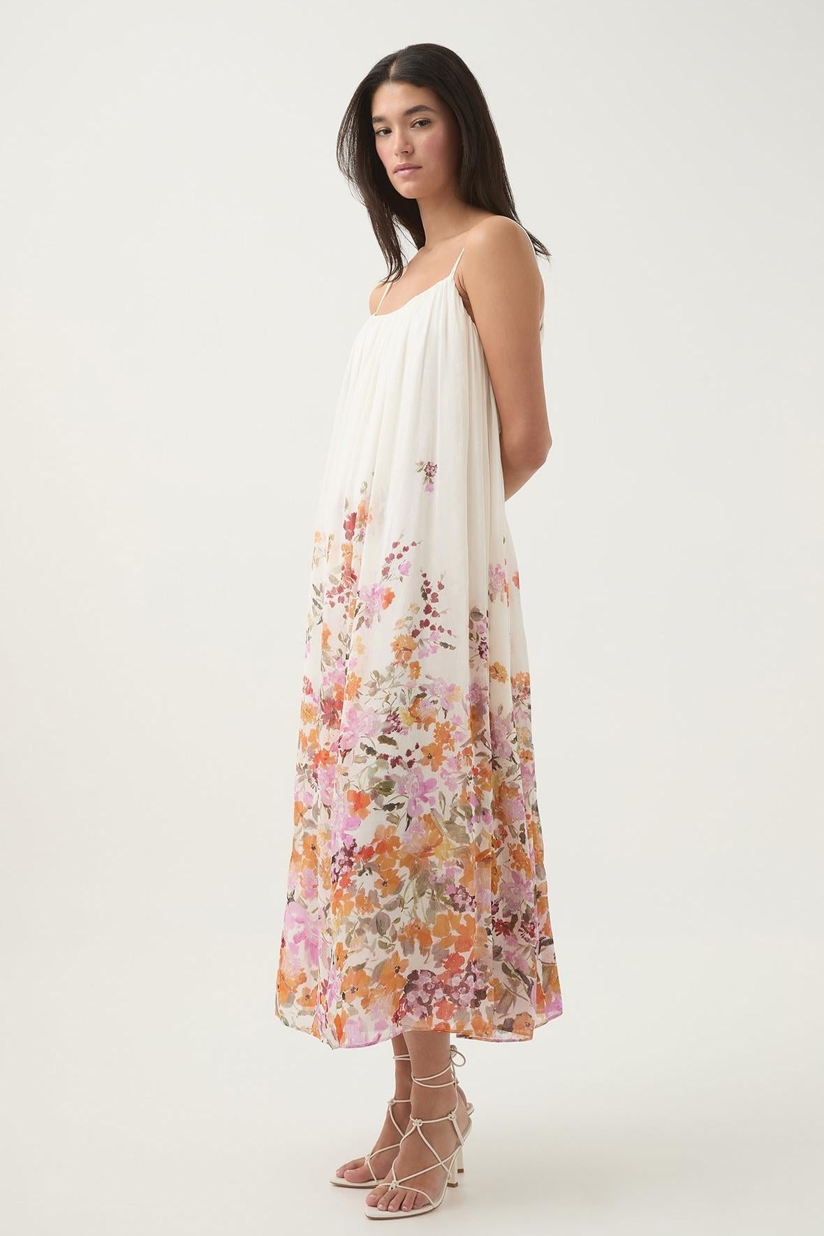 Sleeveless Slip Midi Dress