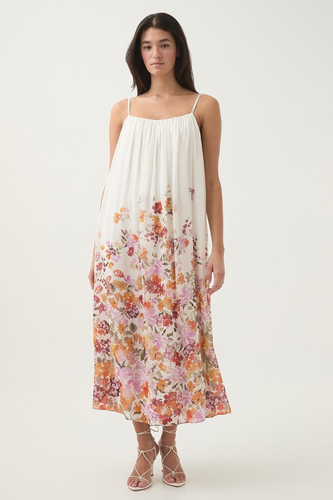 Sleeveless Slip Midi Dress