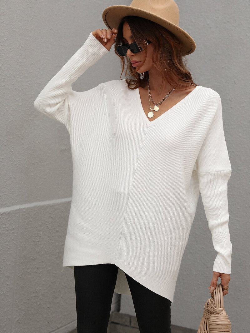 Clia Knit Sweater - White
