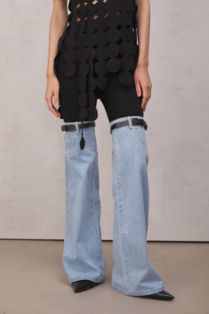 Willow Deconstruct Pants in Blue