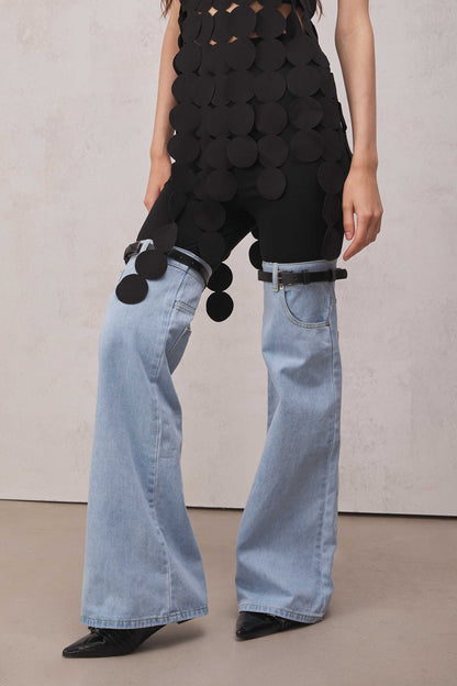 Willow Deconstruct Pants in Blue