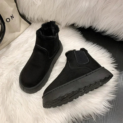 New Warm Rubber Thick Sole Comfortable Snow Boot