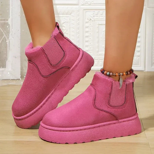 New Warm Rubber Thick Sole Comfortable Snow Boot