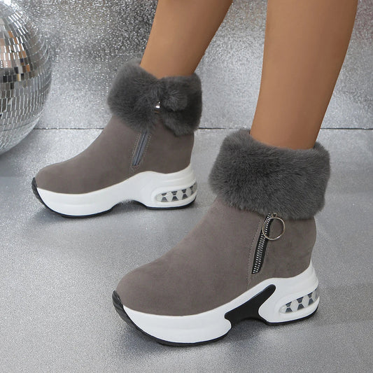 Warm Comfortable Platform Lightweight Snow Boot