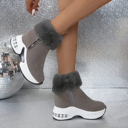 Warm Comfortable Platform Lightweight Snow Boot
