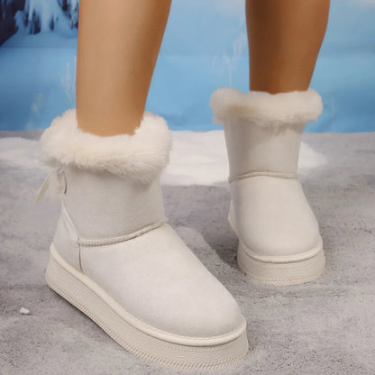 Platform Warm Plush Thicken Non-slip Winter Snow Boot