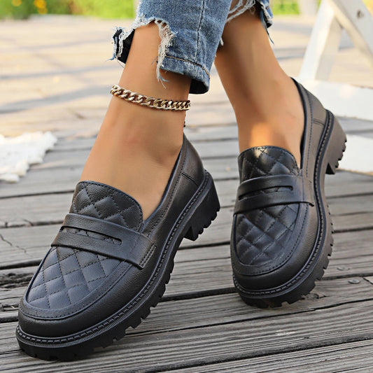 Lightweight Round Toe Shallow Mouth Comfortable Designer Flats Loafers