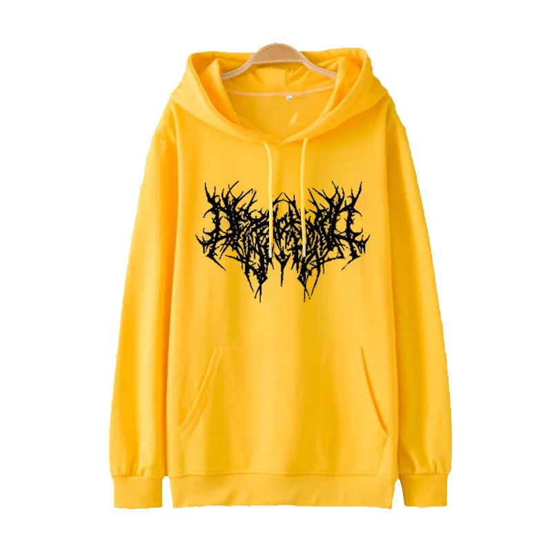 Hoodie Pullover Sweatshirt Autumn Cotton Hoodies Gothic Hip Hop Oversize Winter Clothes Sweater Female Top