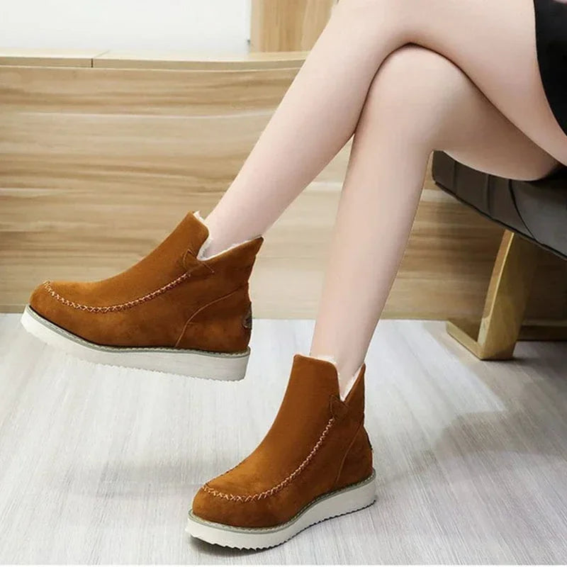 Warm Slip-on Comfort Female Ankle Non-slip Snow Boot
