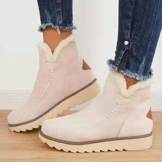 Warm Slip-on Comfort Female Ankle Non-slip Snow Boot