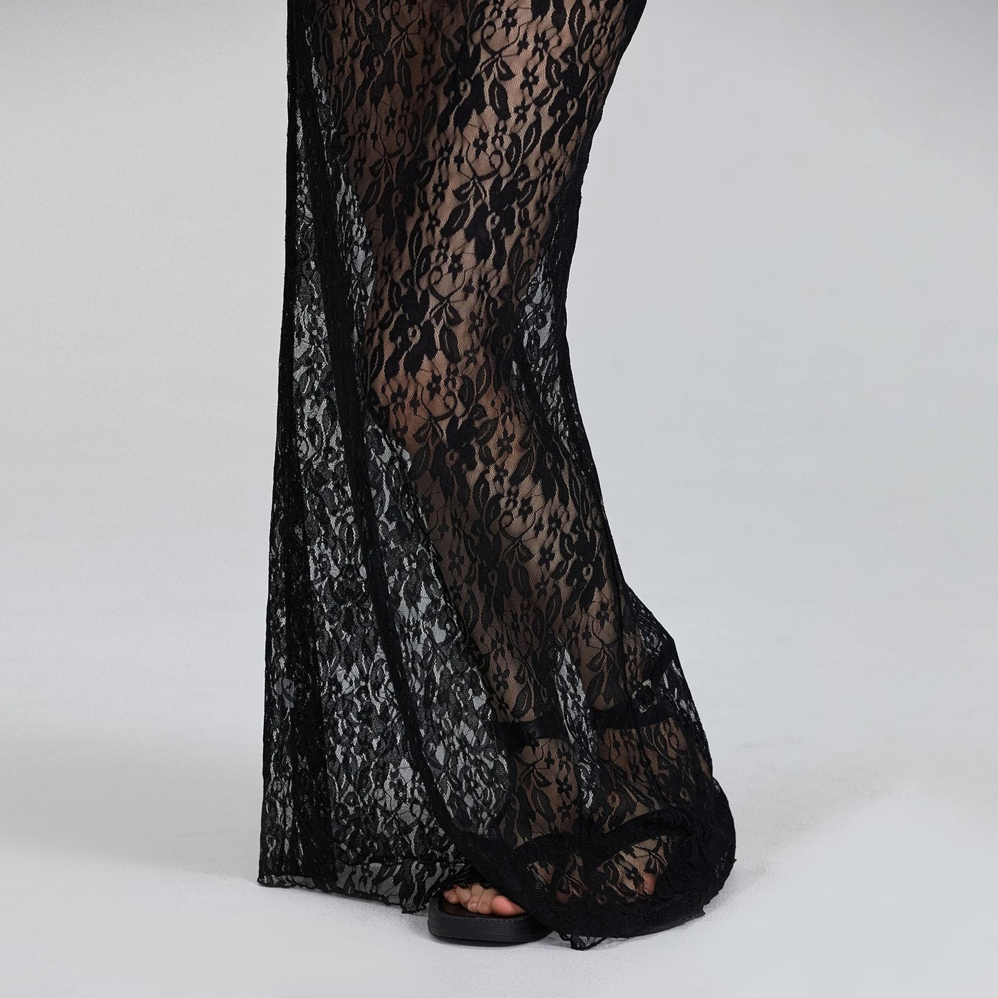 See-through Slim Fit Skirt