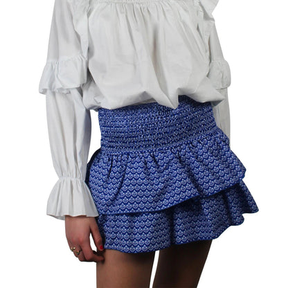 Printed Pleated Skirt