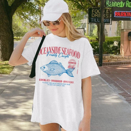 Seafood Grunge Aesthetic T-shirt