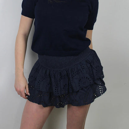 Smocked Beach Ruffle Skirt