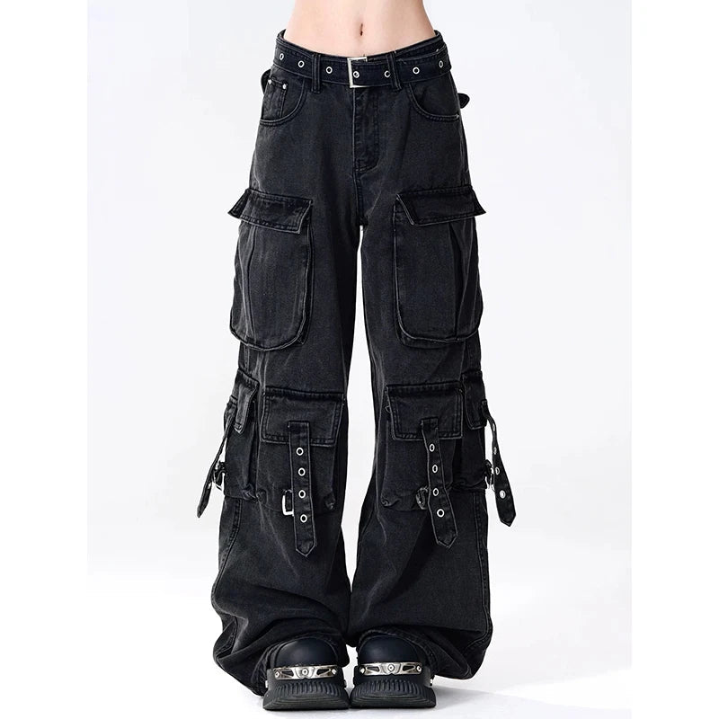 Y2k Japanese Cargo Halloween Pants