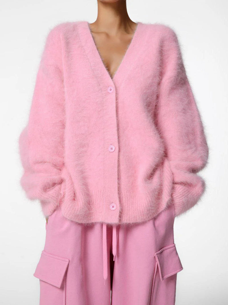 Cardigans V-neck Oversized Knitted Sweater
