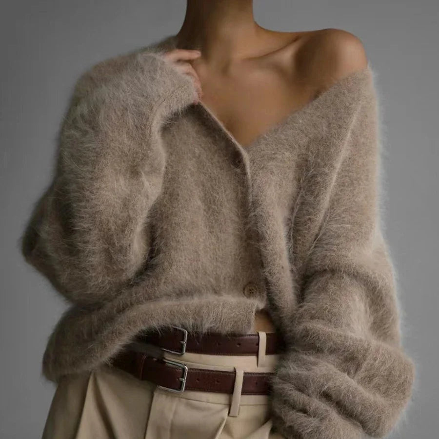 Cardigans V-neck Oversized Knitted Sweater