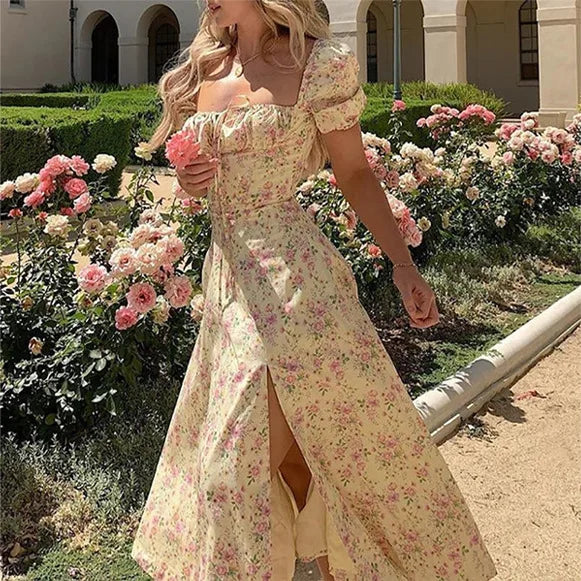 Spring French Backless Slim-fit Halter Trending Midi Dresses