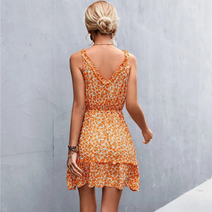 Collar Lace Comfortable Loose Midi Dresses