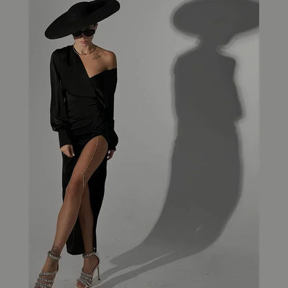 New Slim Pleated Wedding Birthday Midi Dresses