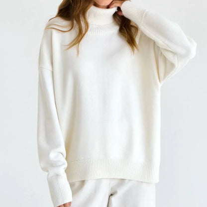 Turtleneck Oversized Chunky Long Loose Slouchy Sweater