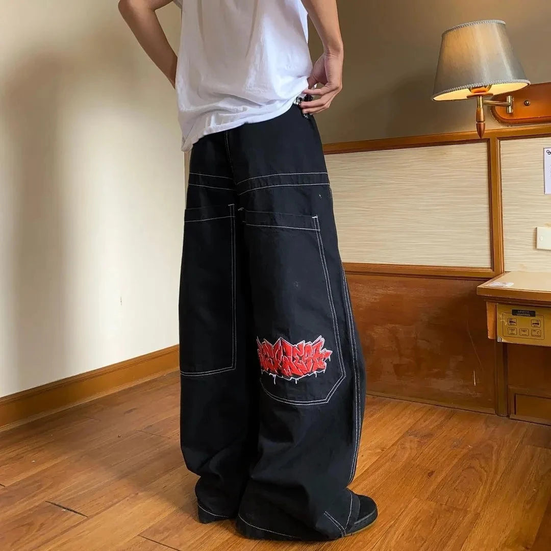 Y2k Baggy Jeans Hip Hop Wide Leg Pants