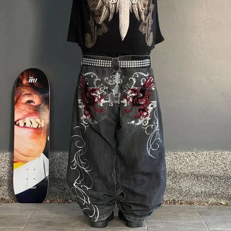 Y2k Baggy Jeans Hip Hop Wide Leg Pants