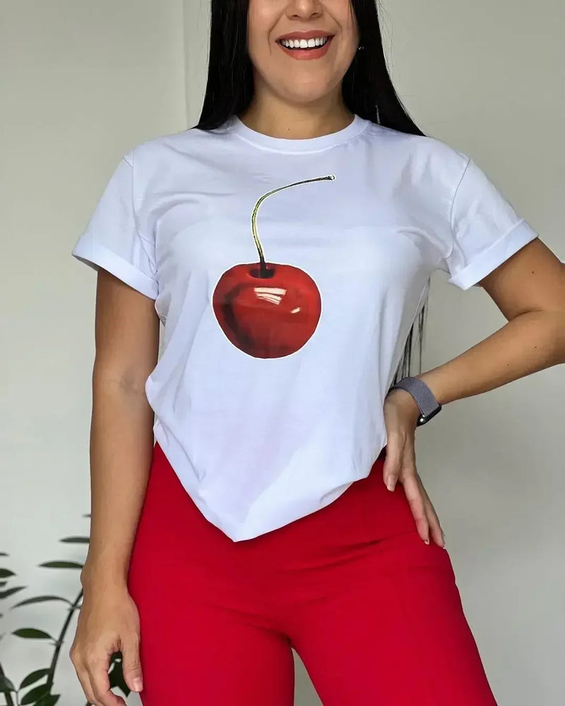 Y2k Wine Bottle Graphic T-shirt