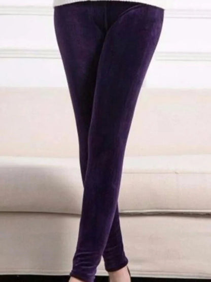 Double Sided Color Velvet Sweatpants