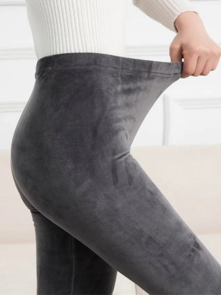 Double Sided Color Velvet Sweatpants