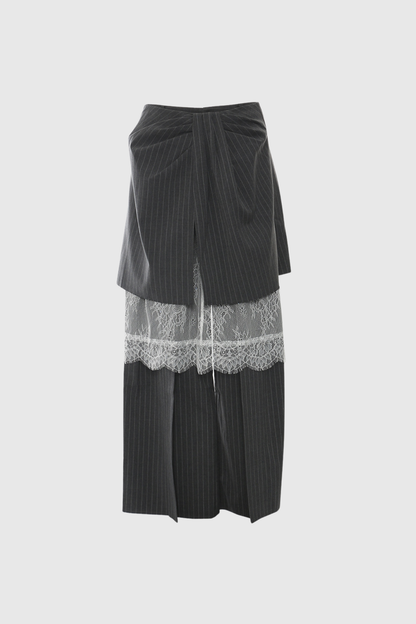 Yardley Lace Deconstruct Skirt Pants
