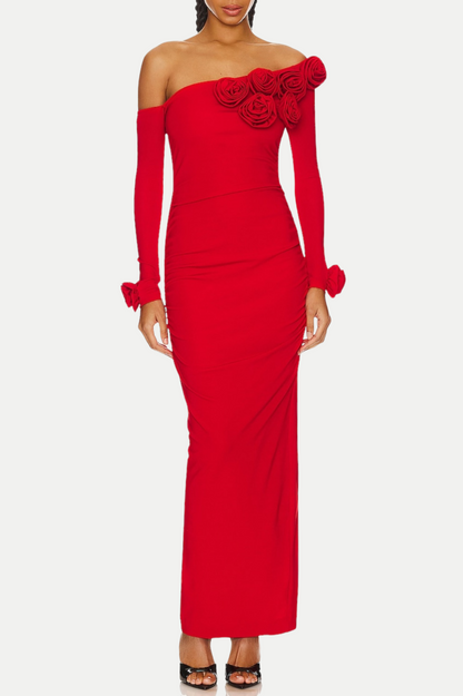 Yates Off Shoulder Maxi Dress
