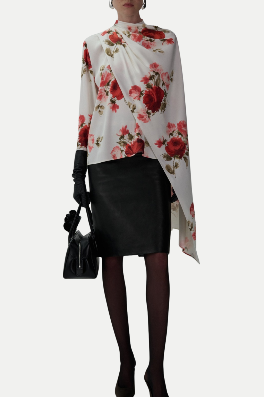 Yelena Print Scarf Blouse