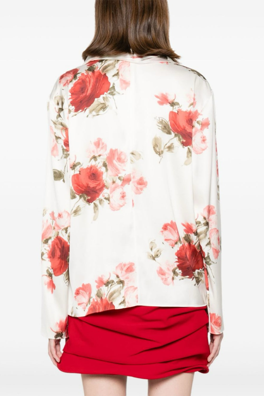 Yelena Print Scarf Blouse