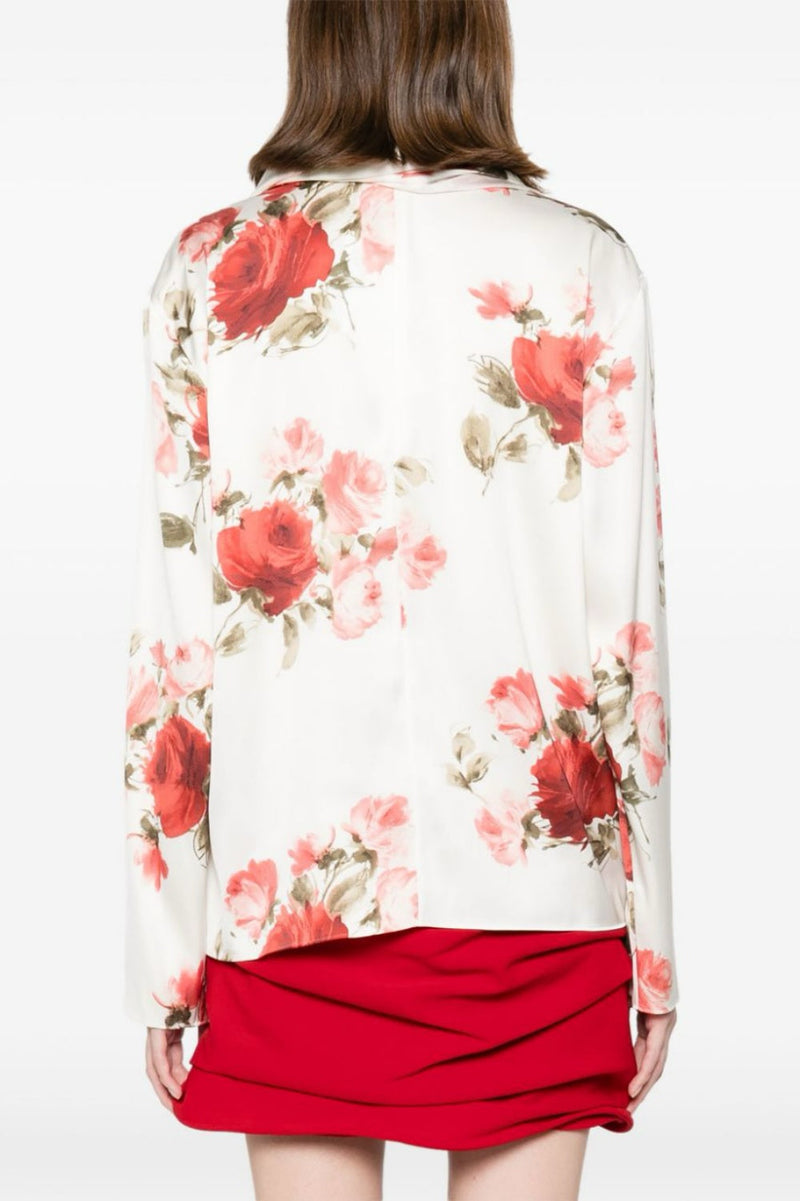 Yelena Print Scarf Blouse