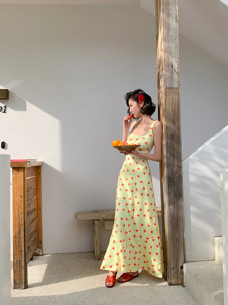 Yellow Resort Maxi Dress