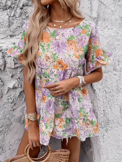 Emaline Printed Mini Dress