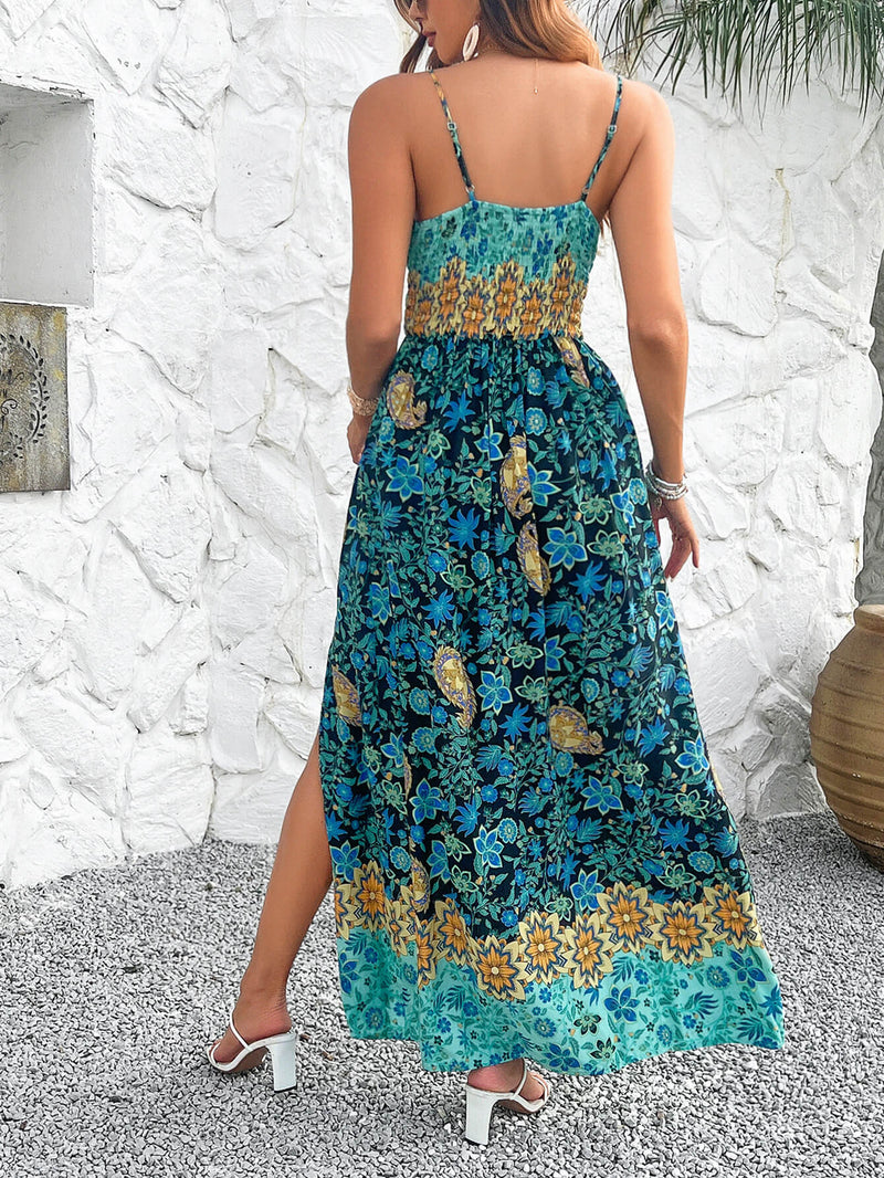 Yasmin V-neck Maxi Dress