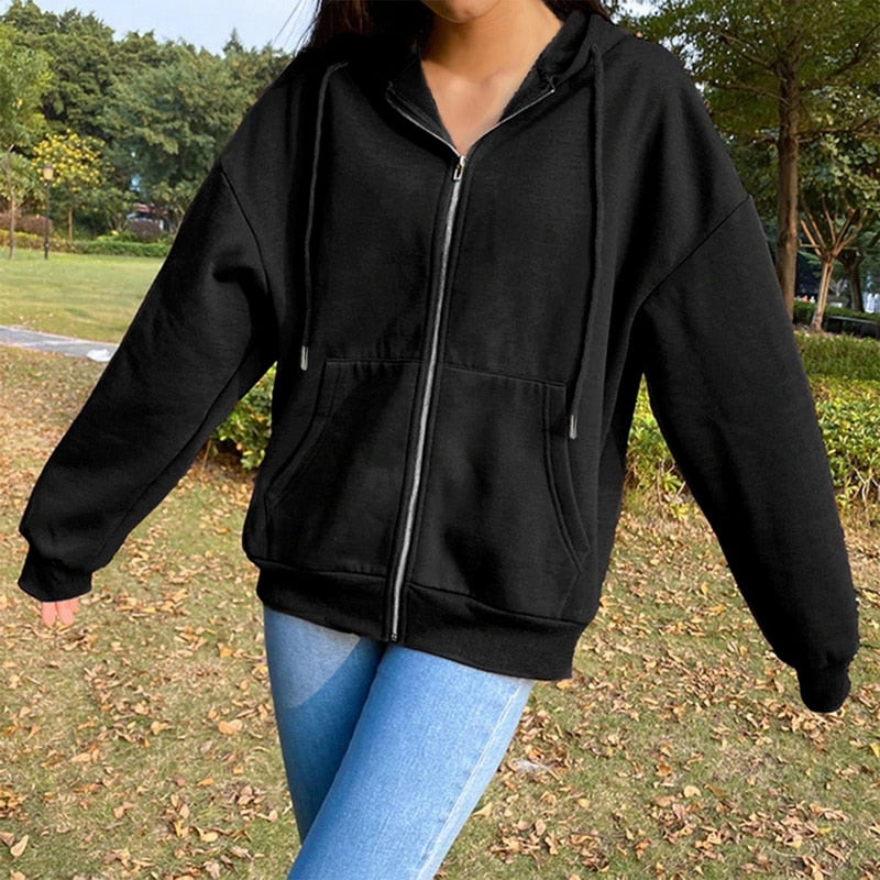Dressbetty - Color Simple Zip-up Coats