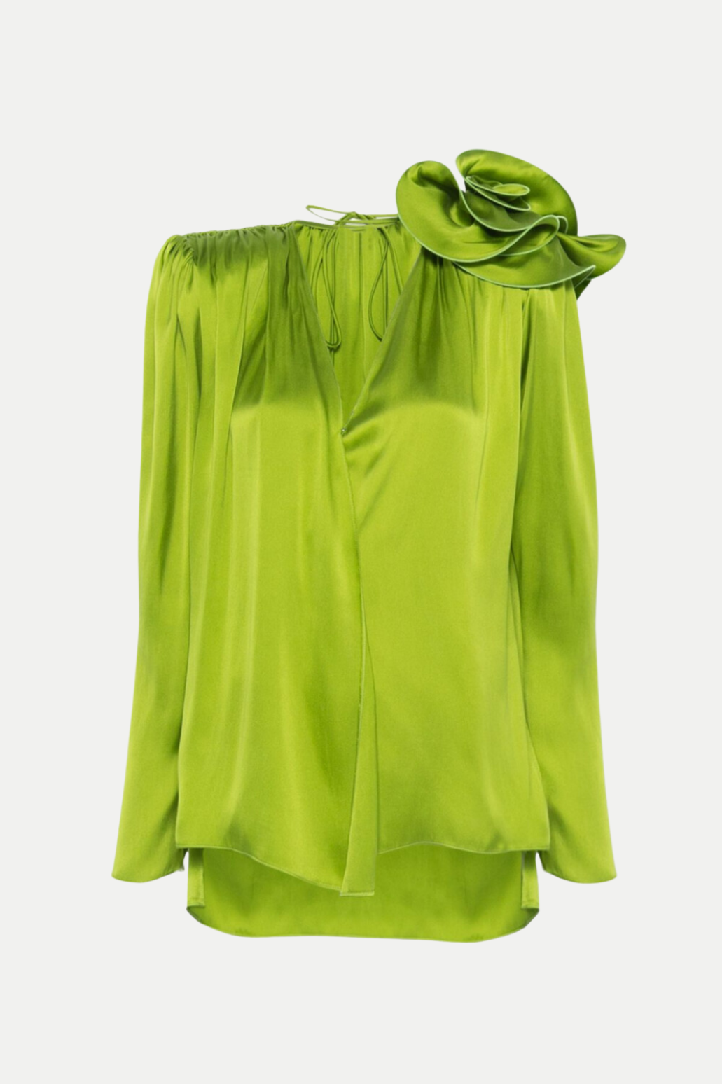 Zahirah Appliqué Silk Blouse