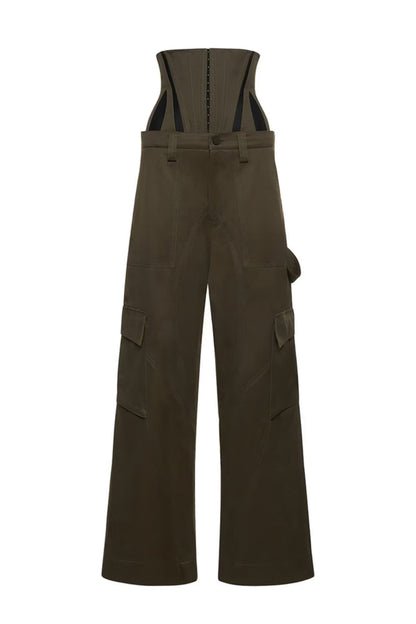 Zaniya Cargo Corset Pants Set
