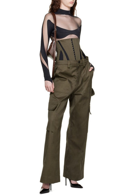 Zaniya Cargo Corset Pants Set