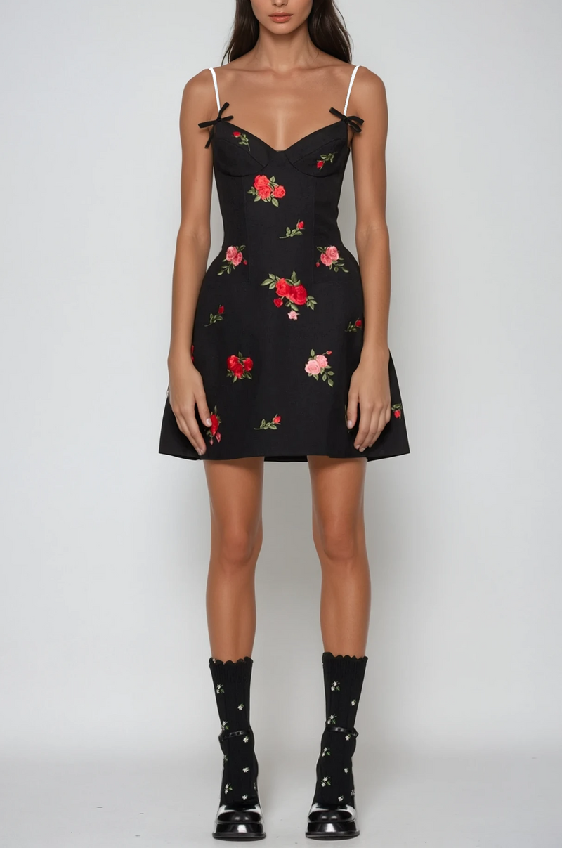 Ziri Spaghetti Mini Dress