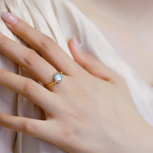 Elegant Moonstone Ring