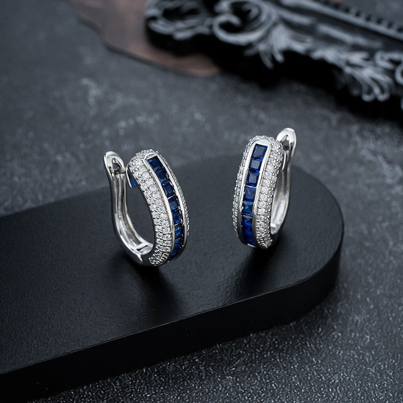 Elegant Sapphire Earrings
